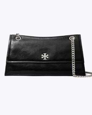 KIRA • SAC PORTÉ ÉPAULE À FERMOIR - Black